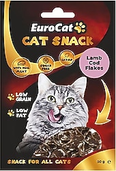 Eurocat Lamb Cod Flakes 50 gr Kedi Ödül Maması