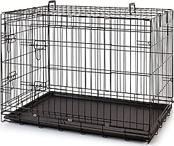EuroGold 120x75x81 cm Metal Siyah Köpek Kafesi