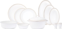 Evaliza Alaia Stella Gold 60 Parça 12 Kişilik Porselen Yemek Takımı