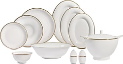 Evaliza Buckingham Gold 60 Parça 12 Kişilik Yemek Takımı