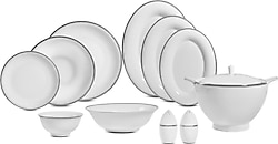 Evaliza Buckingham Platin 60 Parça 12 Kişilik Yemek Takımı