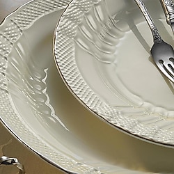 Evaliza Caserta Platin 60 Parça 12 Kişilik Yemek Takımı