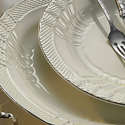 Evaliza Caserta Platin 61 Parça Yemek Takımı