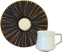 Evaliza Sun Light Double 6 Kişilik Kahve Fincan Takımı
