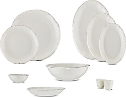 Evaliza Terra Royal Fileli 32 Parça 6 Kişilik Yemek Takımı