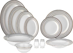 Evaliza Tokyo Gold 61 Parça Yemek Takımı
