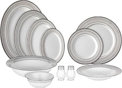 Evaliza Tokyo Platin 61 Parça Yemek Takımı