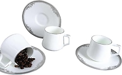 Evaliza Versailles Double 6 Kişilik Kahve Fincan Takımı