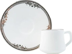 Evaliza Versailles Platin 6 Kişilik Kahve Fincan Takımı