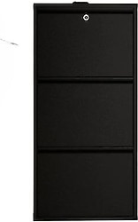 Evdemo 3 Kapaklı Kilitli Metal Ayakkabılık