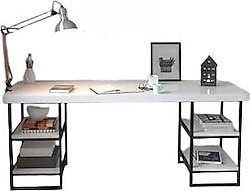 Evdemo Buket Lüx 60x150 cm Beyaz Çalışma Masası