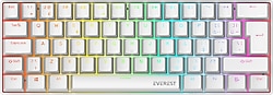 Everest Amber RGB TKL Beyaz Red Switch Kablolu Mekanik Oyuncu Klavyesi