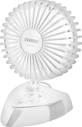Everest EFN-504 Beyaz Taşınabilir Masaüstü USB Fan