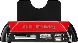 Everest HDC-385 USB 2.0 2.5"-3.5" Docking Harddisk Kutusu