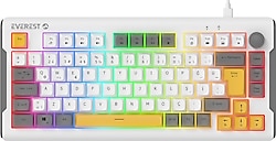 Everest KB-75 RGB TKL Membrane Switch Kablolu Oyuncu Klavyesi