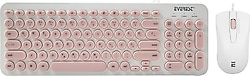 Everest KM-01K Pembe Kablolu Klavye Mouse Seti