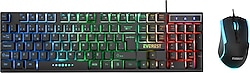 Everest Luminax KM-198 Kablolu Oyuncu Klavye Mouse Seti