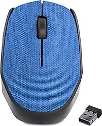 Everest KM-218 Mavi Ergonomik Optik Kablosuz Mouse
