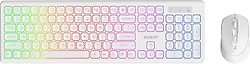 Everest KM-319BT Beyaz Kablosuz Klavye Mouse Seti