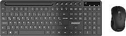 Everest KM-730 Siyah Kablosuz Klavye Mouse Seti