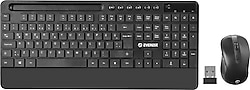 Everest KM-9676 Siyah Kablosuz Klavye Mouse Seti