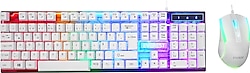 Everest Luminax KM-198 Beyaz Kablolu Oyuncu Klavye Mouse Seti