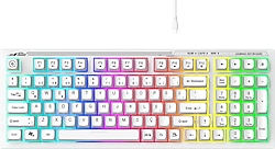 Everest Silent KB-98 Beyaz Membrane Switch Kablolu Oyuncu Klavyesi