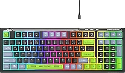 Everest Silent KB-98 Membrane Switch Kablolu Oyuncu Klavyesi