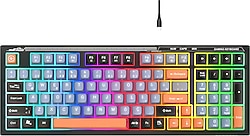Everest Silent KB-98 Siyah-Gri-Turuncu Membrane Switch Kablolu Oyuncu Klavyesi