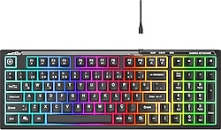 Everest Silent KB-98 Siyah Membrane Switch Kablolu Oyuncu Klavyesi