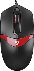 Everest SM-220 Siyah-Kırmızı Optik Kablolu Mouse