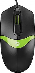 Everest SM-220 Siyah-Yeşil Optik Kablolu Mouse