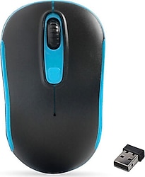 Everest SM-804 Siyah-Mavi Optik Kablosuz Mouse