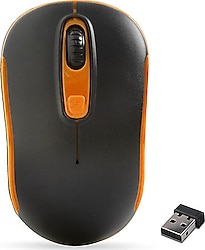 Everest SM-804 Siyah-Turuncu Optik Kablosuz Mouse