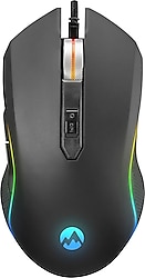 Everest SM-F09 Tıtanıo RGB Makrolu Ergonomik Optik Kablolu Oyuncu Mouse