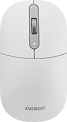 Everest SMW-384 Beyaz Sessiz Optik Kablosuz Mouse