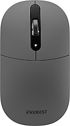 Everest SMW-384 Gri Sessiz Optik Kablosuz Mouse