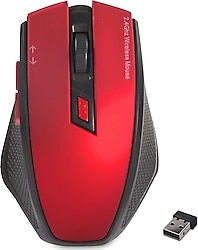 Everest SMW-777-K Kırmızı Optik Kablosuz Mouse