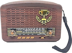 Everton RT-370 USB SD Kart Girişli AUX Bluetooth Destekli Nostaljik Radyo