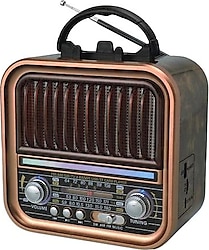 Everton RT-853 USB Girişi SD Aux Bluetooth Destekli Nostaljik Radyo