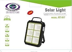 Everton RT-917 Şarjlı 300 W LED Solar Panelli Projektör