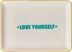 Evidea Kitchen Love Yourself 13x18 cm Servis Tabağı