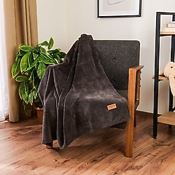 Evidea Soft Cozy Antrasit 120x160 cm TV Battaniyesi