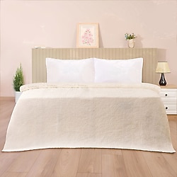 Evidea Soft Fleur Çift Kişilik Yatak Örtüsü