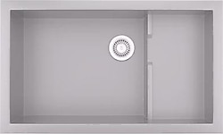Evier Voq 1.5 Gözlü Gri Granit Eviye