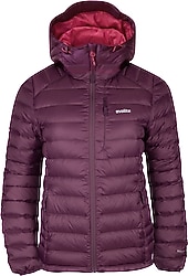 Evolite Down Touch E-3157 Kapüşonlu Kaz Tüyü Mor Kadın Şişme Mont