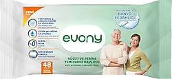 Evony Banyo Ferahlığı 48'li Vücut Temizleme Havlusu