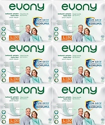 Evony Belbantlı Büyük Boy L 30'lu 6 Adet Hasta Bezi