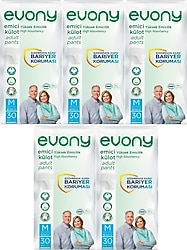 Evony Emici Külot Orta Boy M 30'lu 5 Adet Hasta Bezi