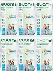 Evony Emici Külot Orta Boy M 30'lu 6 Adet Hasta Bezi